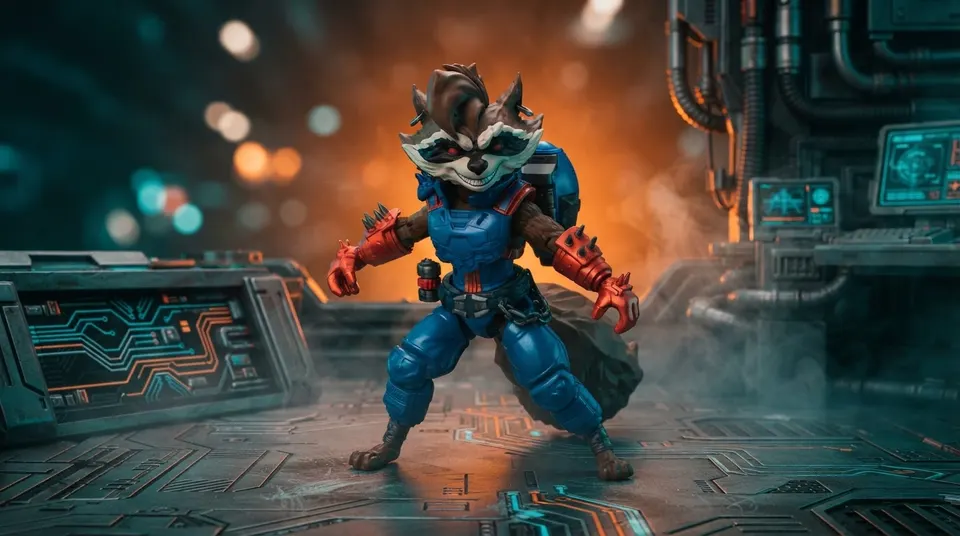 Blokees Marvel Rivals Rocket Raccoon Action Figure - BOKE31688