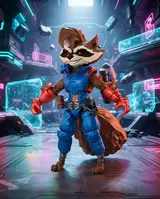Blokees Marvel Rivals Rocket Raccoon Action Figure - BOKE31688 - Thumbnail 4