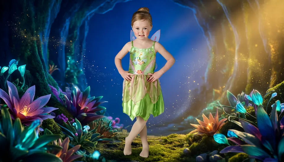 Rubie's Classic Tinkerbell Fancy Dress Costume – Size S