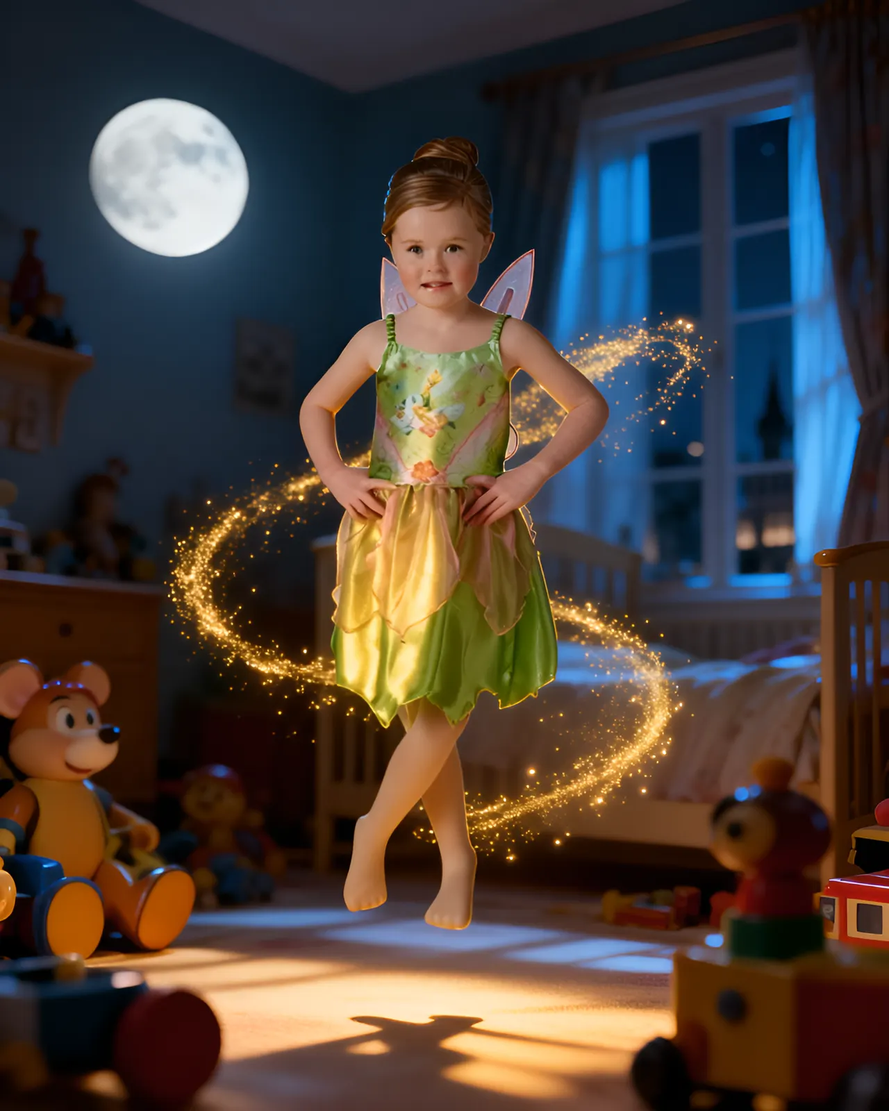 Rubie's Classic Tinkerbell Fancy Dress Costume – Size S - Image 3