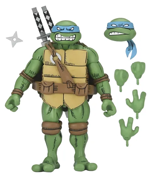 NECA Ultimate Leonardo TMNT x Usagi Yojimbo Action Figure – 7-inch