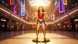 Noble Collection BendyFigs Wonder Woman WW84 – 7" Poseable Figure - Thumbnail 15