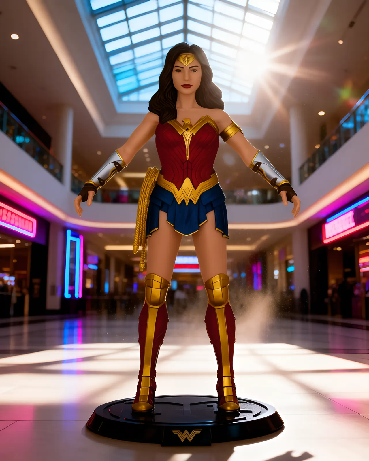Noble Collection BendyFigs Wonder Woman WW84 – 7" Poseable Figure - Image 14
