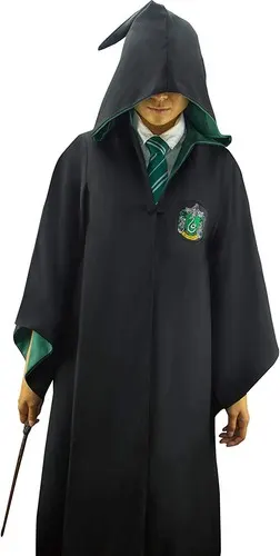 Cinereplicas Harry Potter Slytherin Kids Wizard Robe – Flood Amp Bathrobe - Image 4