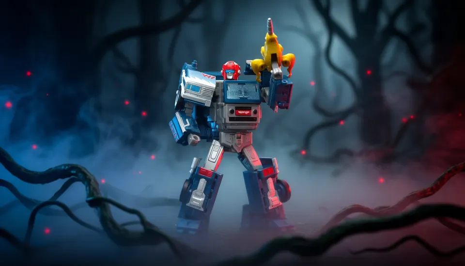Transformers Freakwency & 8‑Trax 6" Figures – Stranger Things