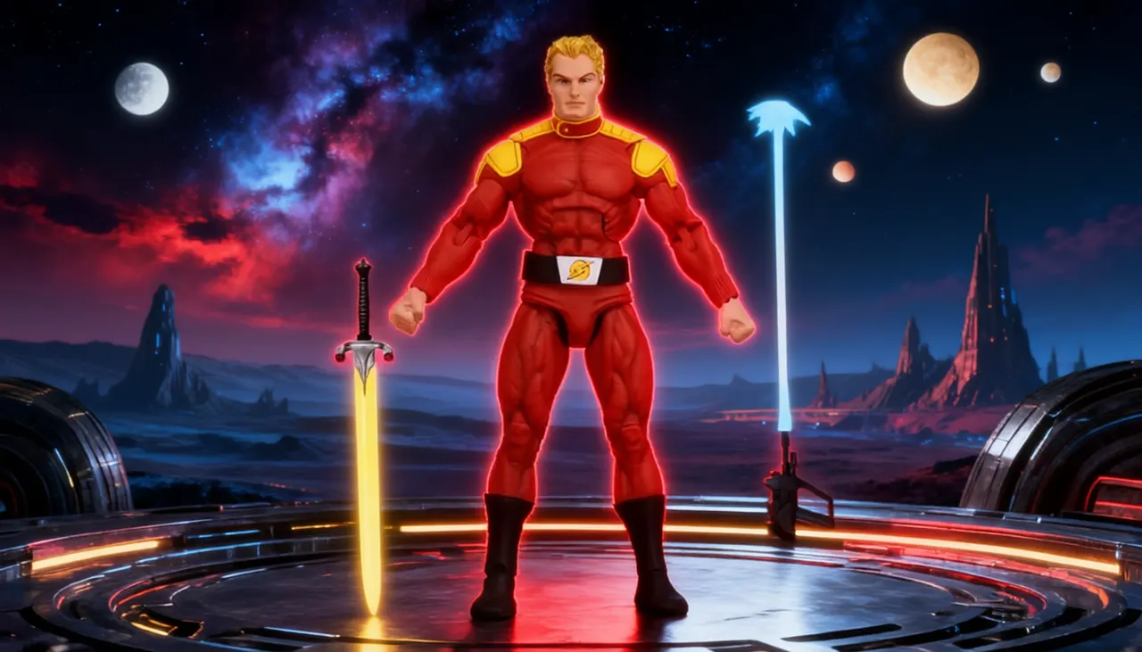 NECA Flash Gordon 7\" Action Figure – Defenders of the Earth - Image 4