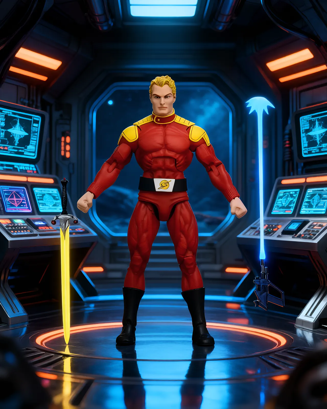 NECA Flash Gordon 7\" Action Figure – Defenders of the Earth - Image 5