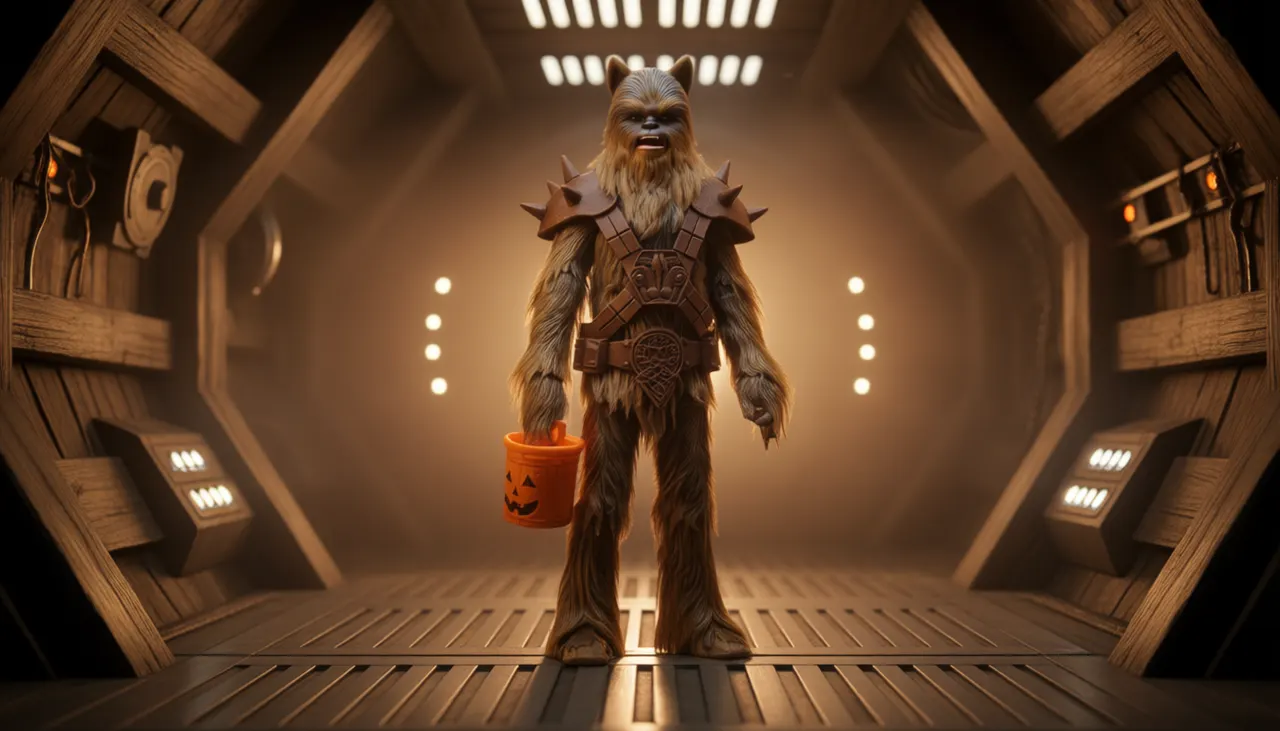 Alliance Entertainment Chewbacca Halloween 6" Black Series - Image 5