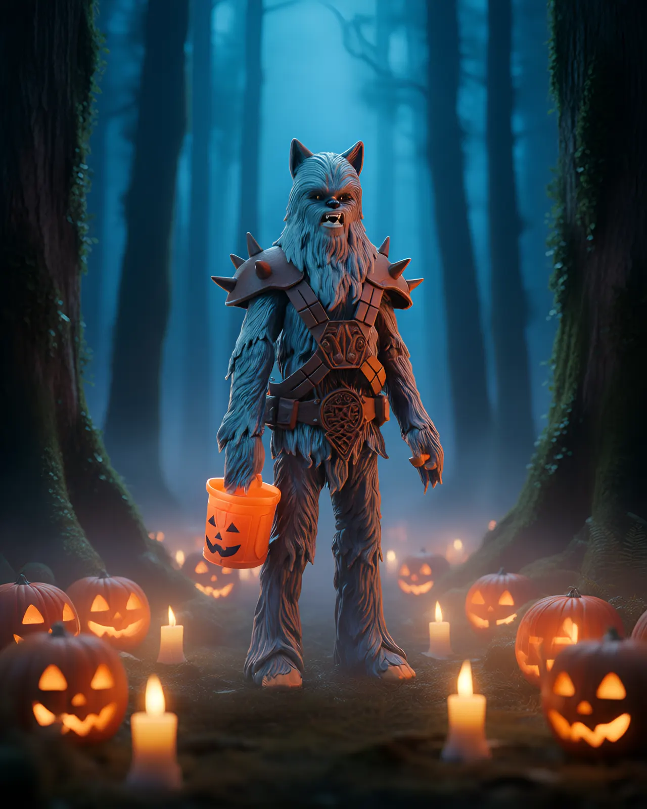 Alliance Entertainment Chewbacca Halloween 6" Black Series - Image 6