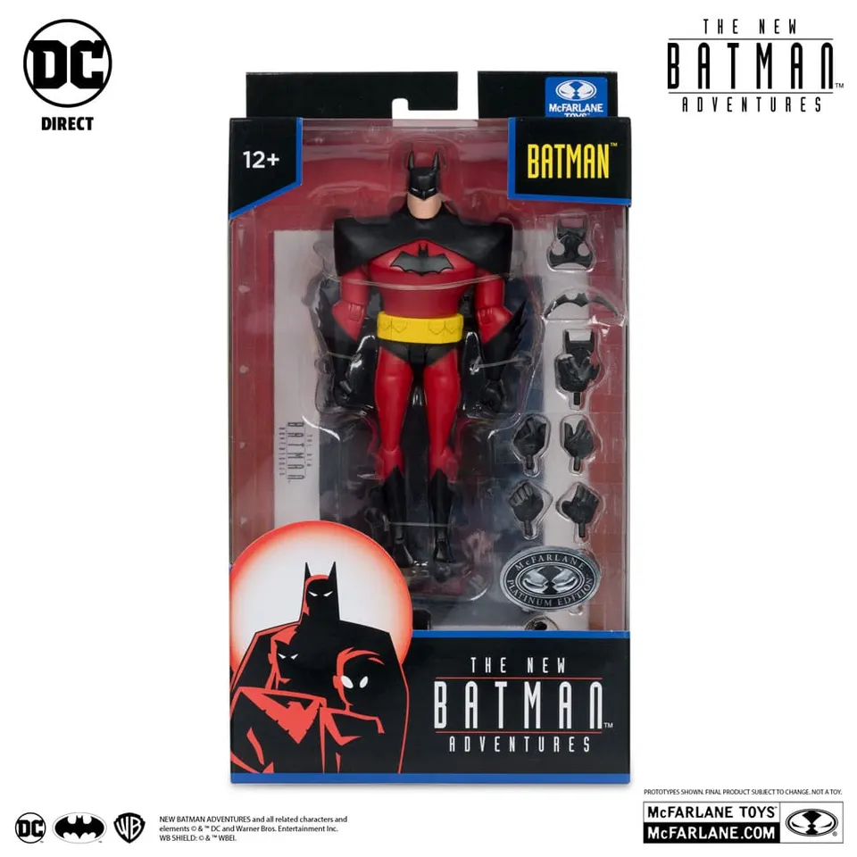 DC Batman Silver (The New Batman Adventures) – 6" Platinum Figure - Image 4