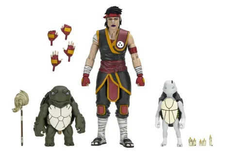 NECA Ultimate TMNT Last Ronin Casey Marie + Baby Odyn & Uno 7" Figure