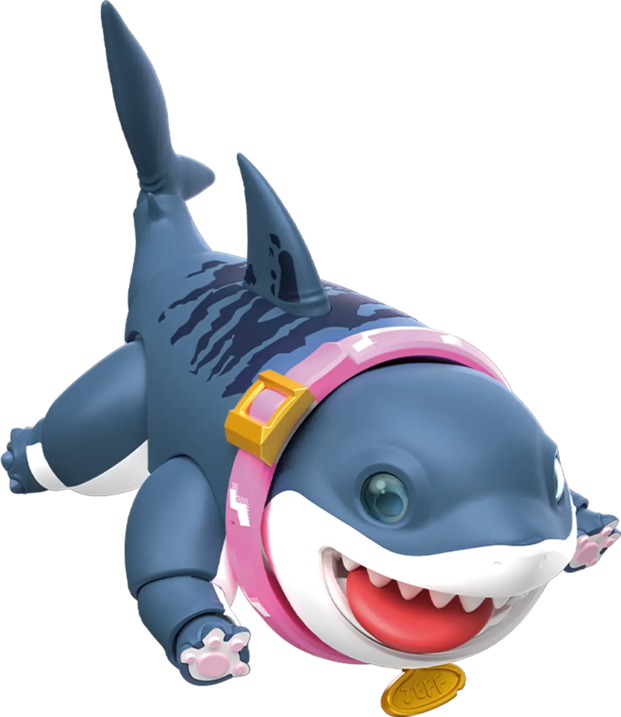 Blokees Jeff the Land Shark Champion Class Model Kit – 71 Pieces - Image 10