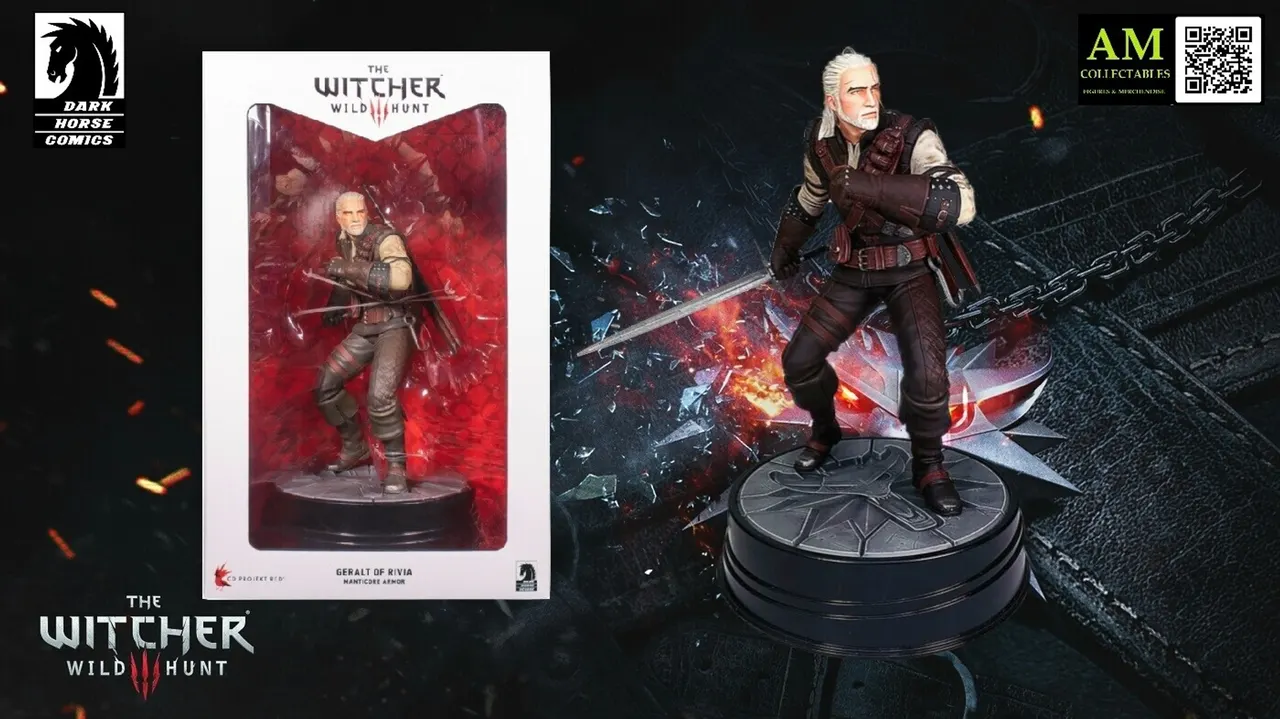 Dark Horse Geralt of Rivia Manticore Figure – Standard Edition - Image 7