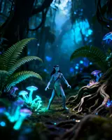 McFarlane Toys Avatar: Pandora Jake Sully Omatikaya Rainforest Playset - Thumbnail 3