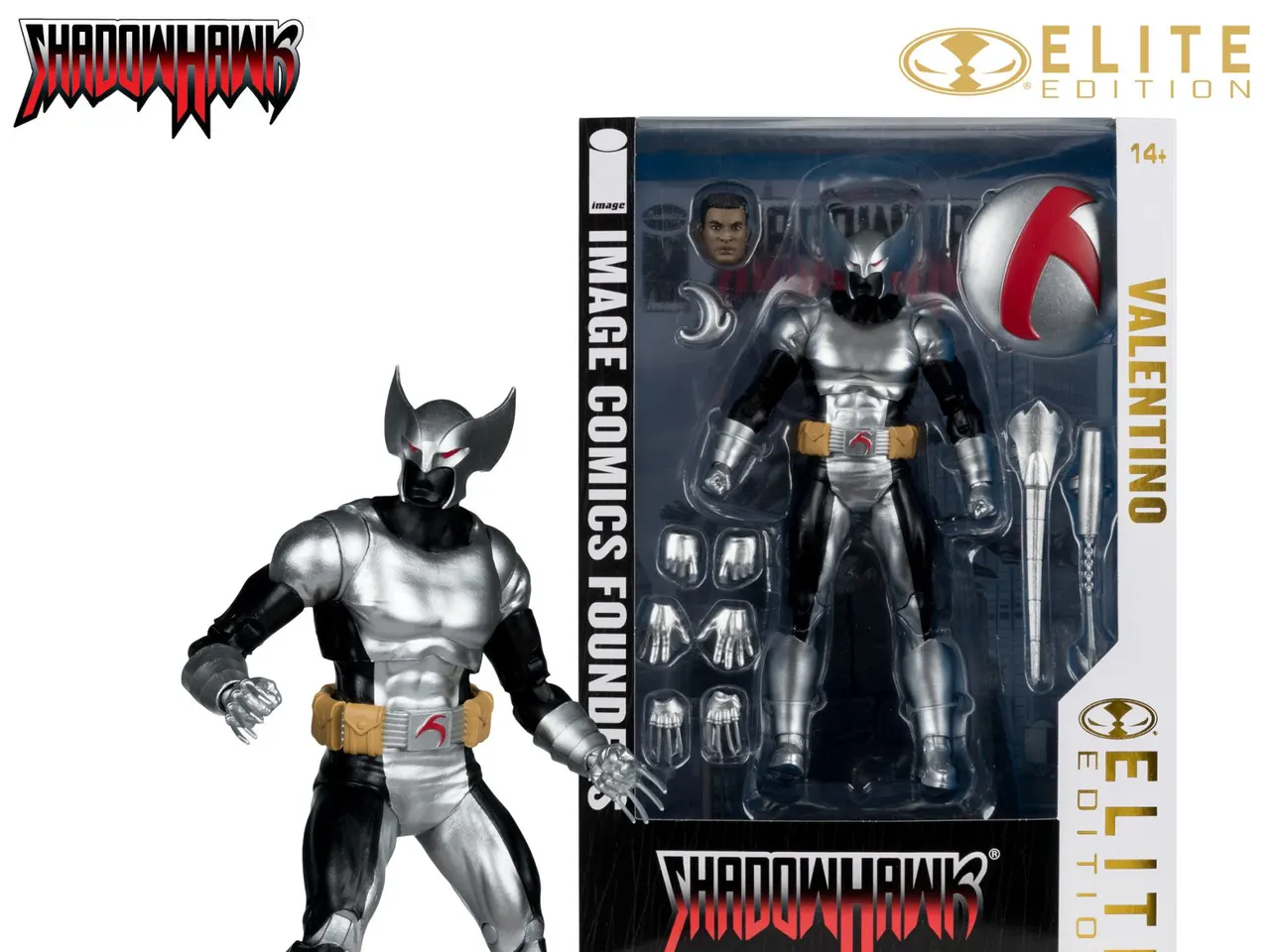 McFarlane Toys ShadowHawk Edition 7" Action Figure – Image Comics - Image 1