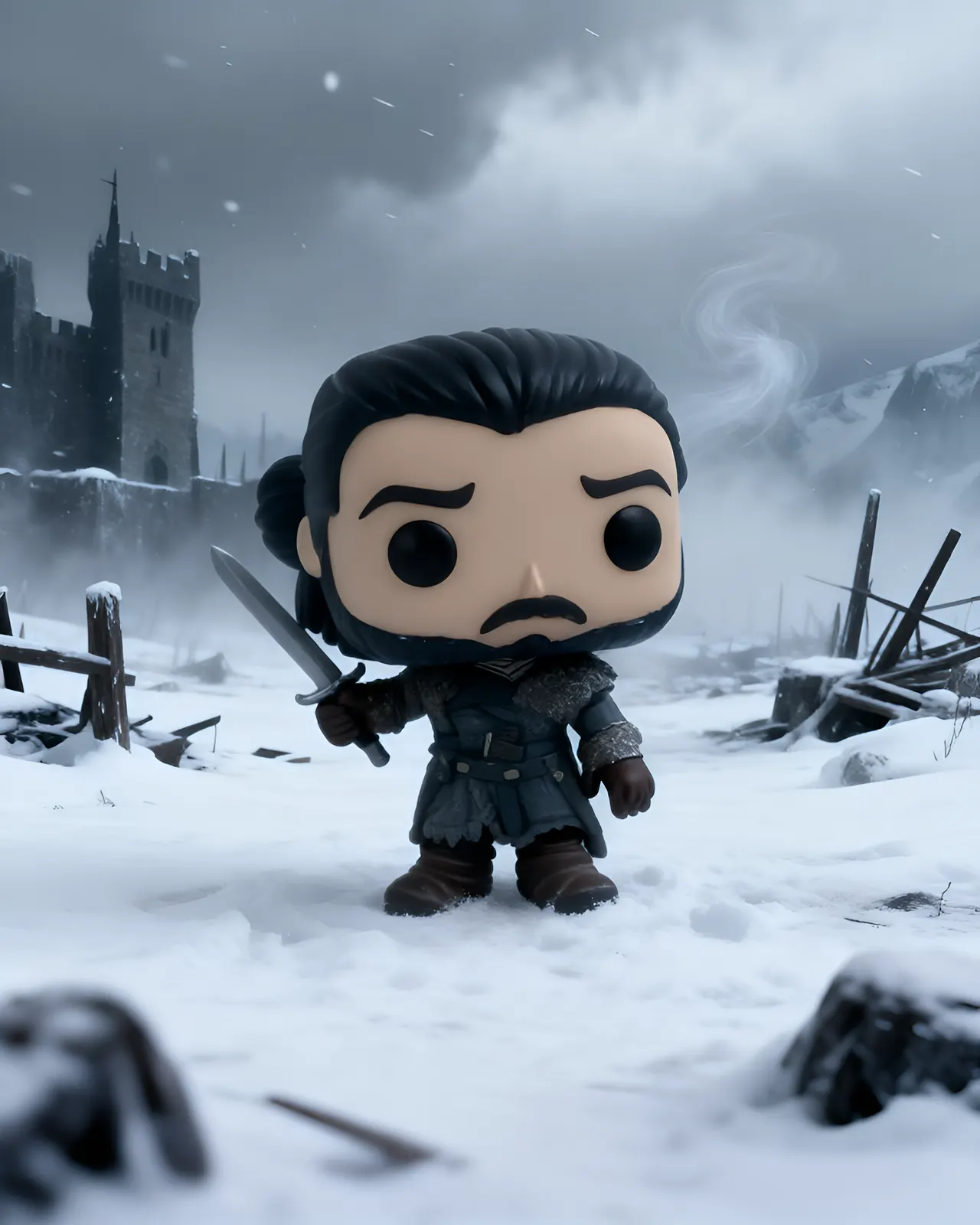Funko Pop! TV – Juego de Tronos Jon Snow Figura de Vinilo - Image 2