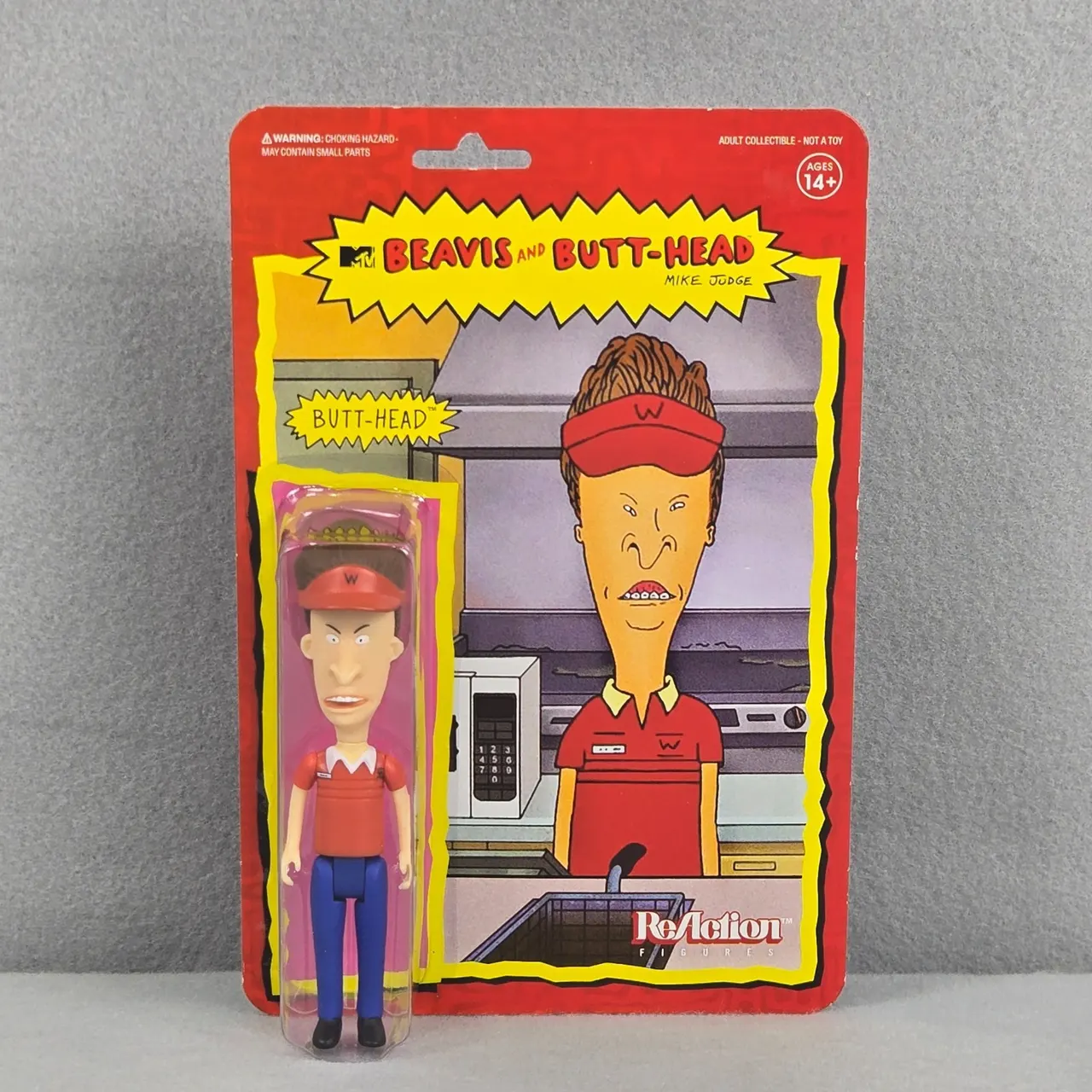 Super7 Beavis & Butt-Head ReAction Figure – Burger World Butt-Head - Image 4