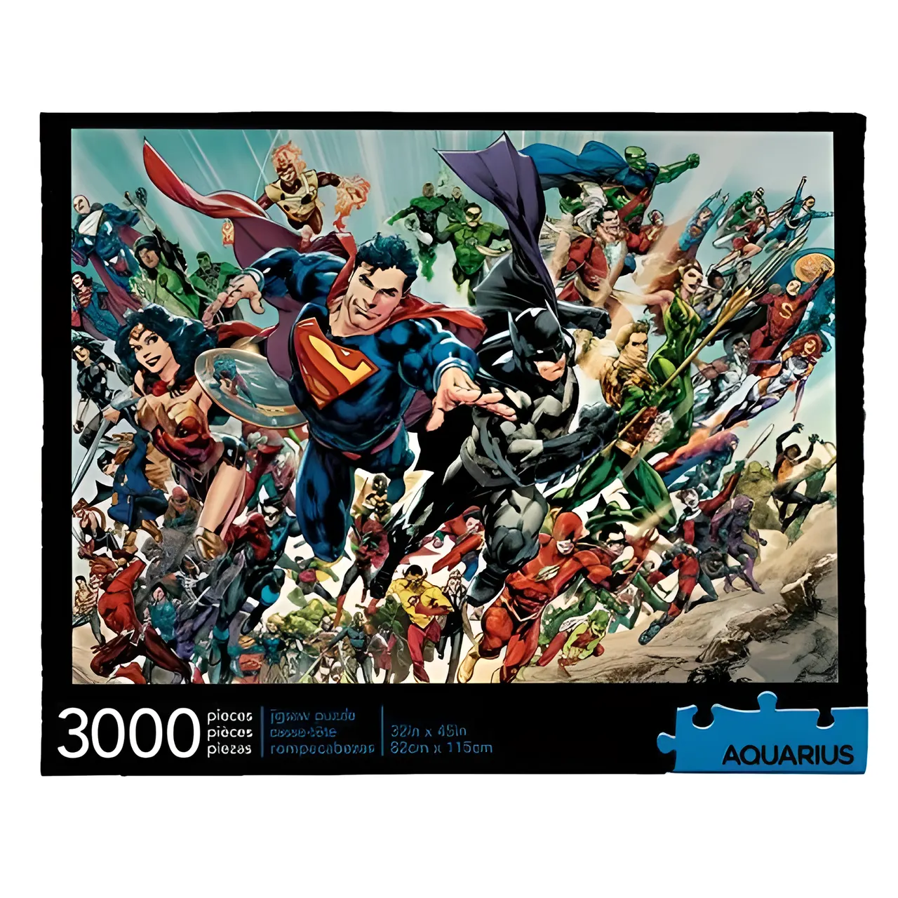 Aquarius DC Comics 3000‑Piece Superman & Batman Puzzle - Image 5