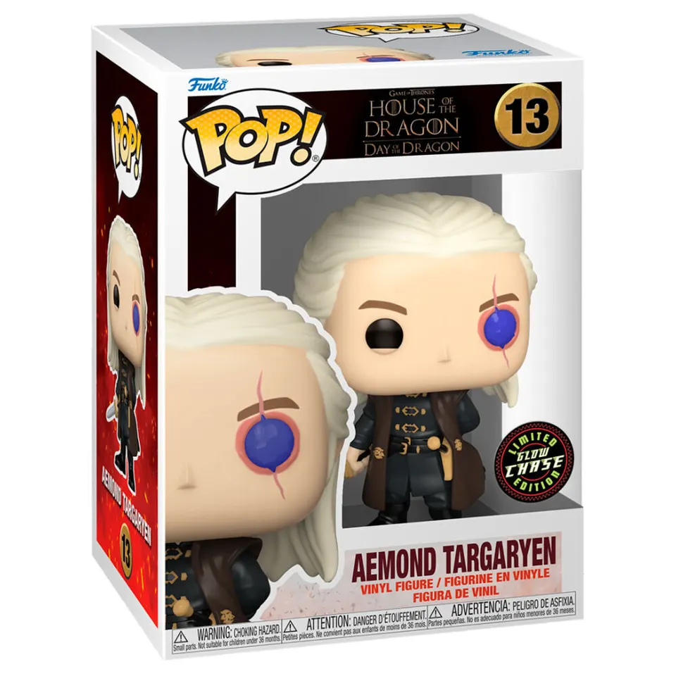 Funko Pop! Aemond Targaryen Glow Chase Variant #13 – 4" Vinyl Figure - Image 2