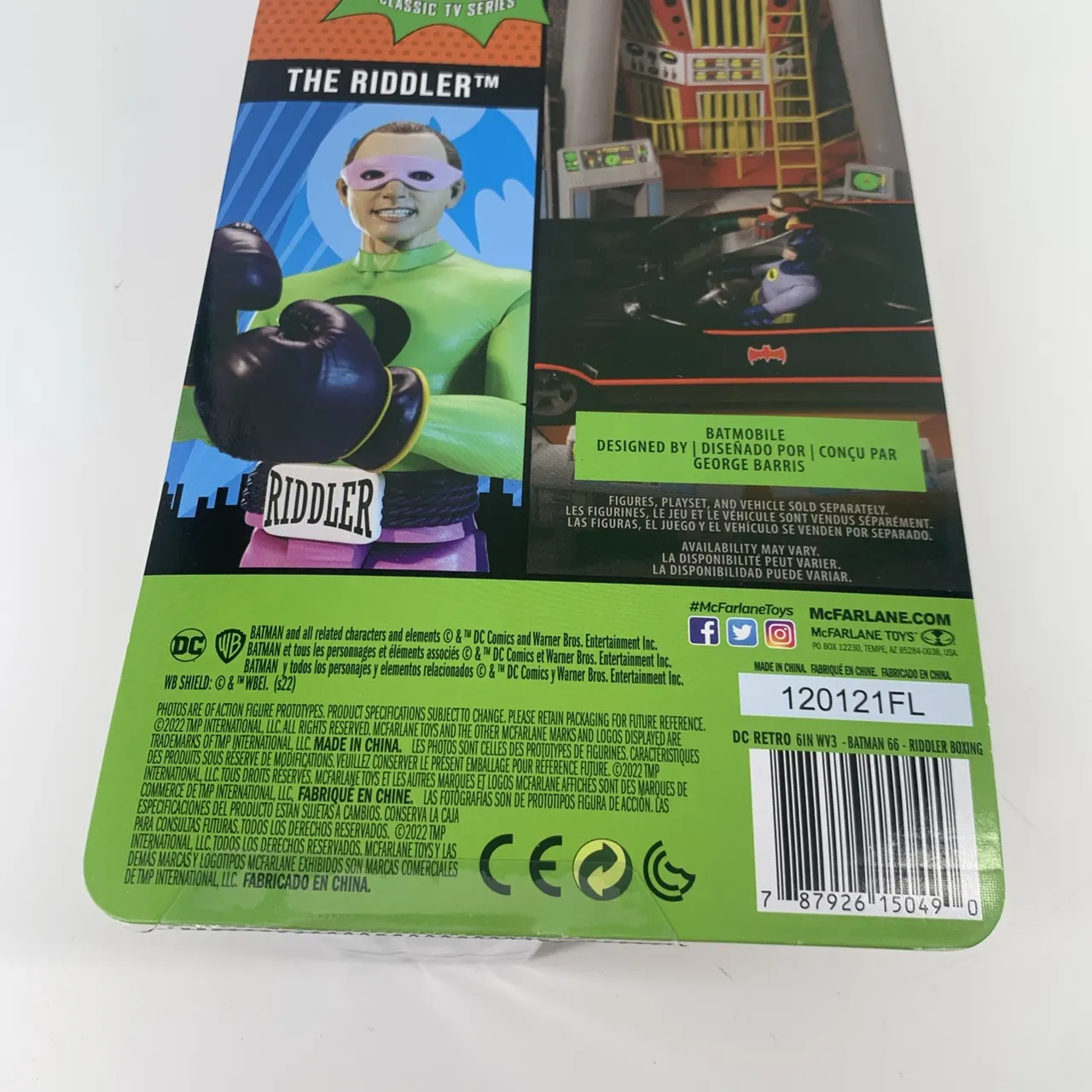 McFarlane Toys The Riddler (Batman 1966) 6" DC Retro Action Figure - Image 9