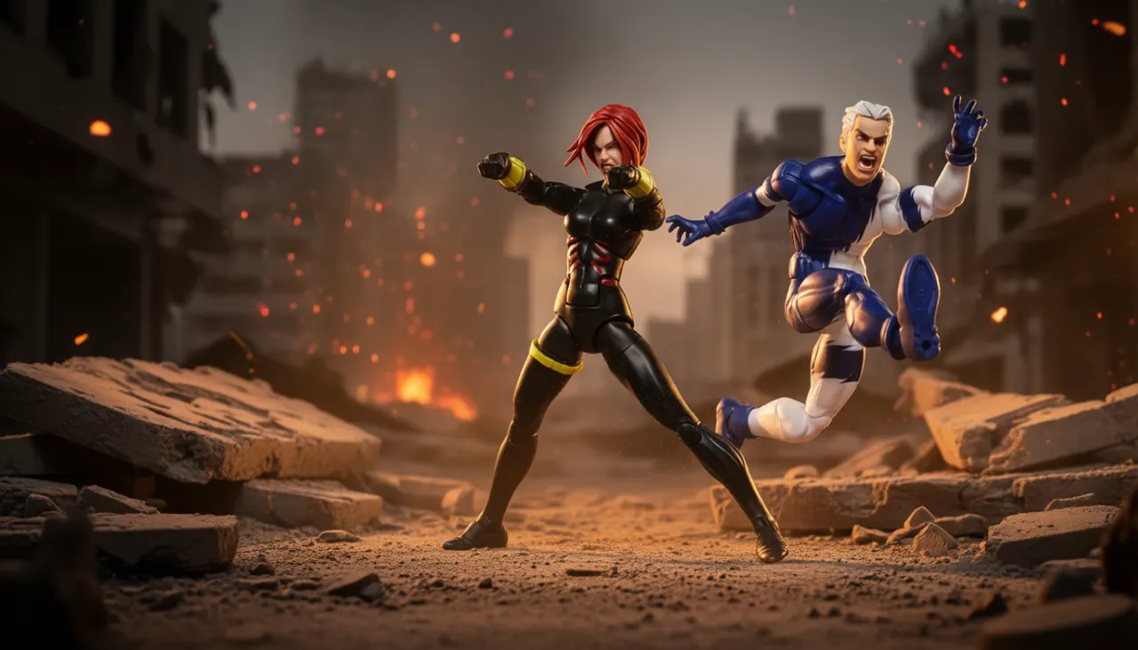 Hasbro Marvel Legends Black Widow & Quicksilver 6" 2‑Pack Figures - Image 11