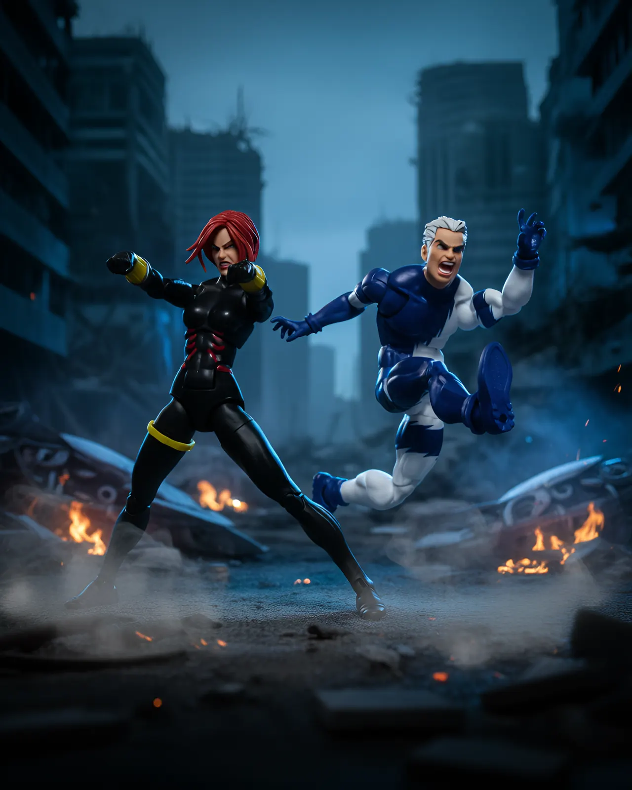 Hasbro Marvel Legends Black Widow & Quicksilver 6" 2‑Pack Figures - Image 12