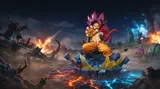 Tamashii Nations FiguartsZERO Super Saiyan 4 Goku Statue 7.9" - Thumbnail 8