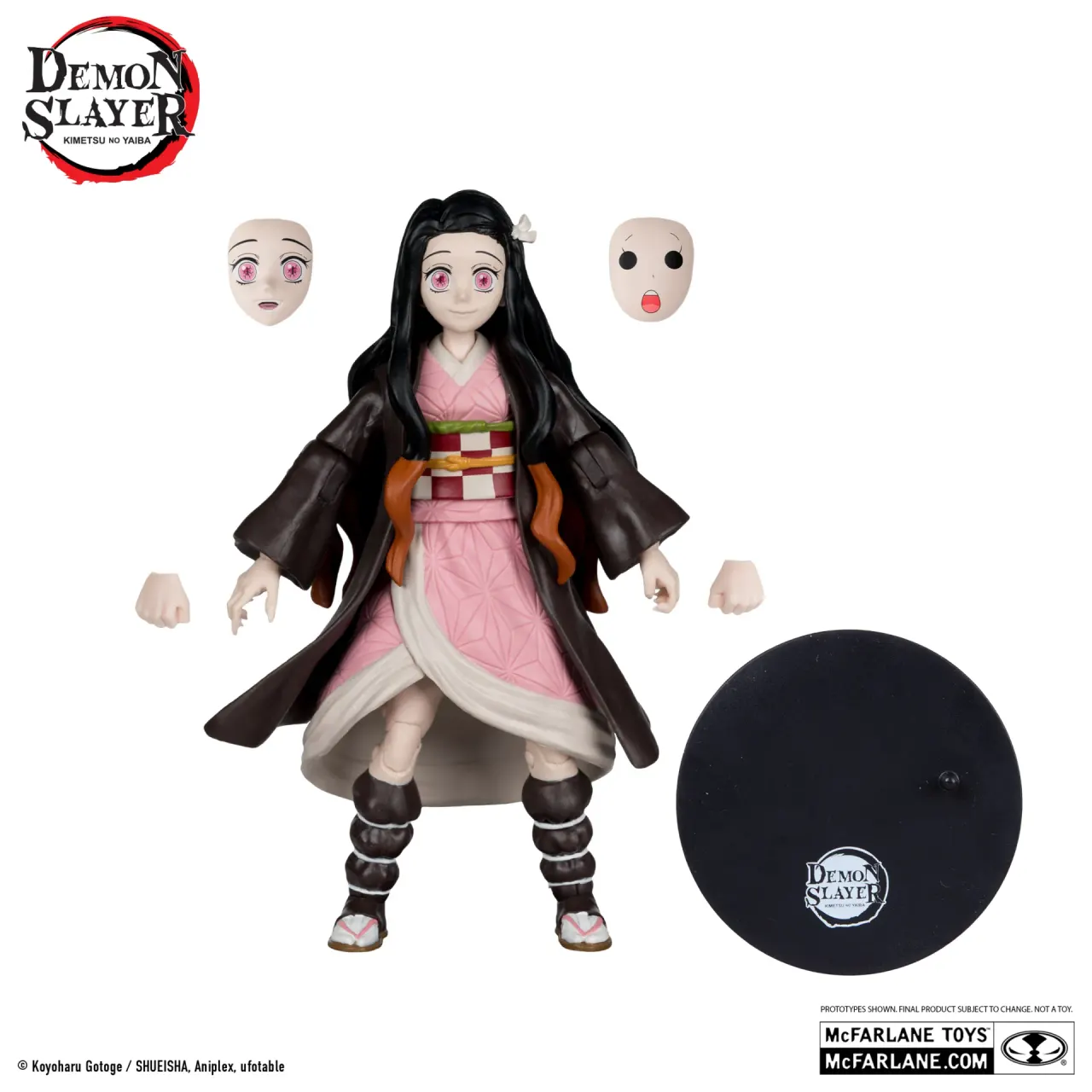 McFarlane Toys Nezuko Kamado Red Platinum Chase Figurine articulée - Image 1