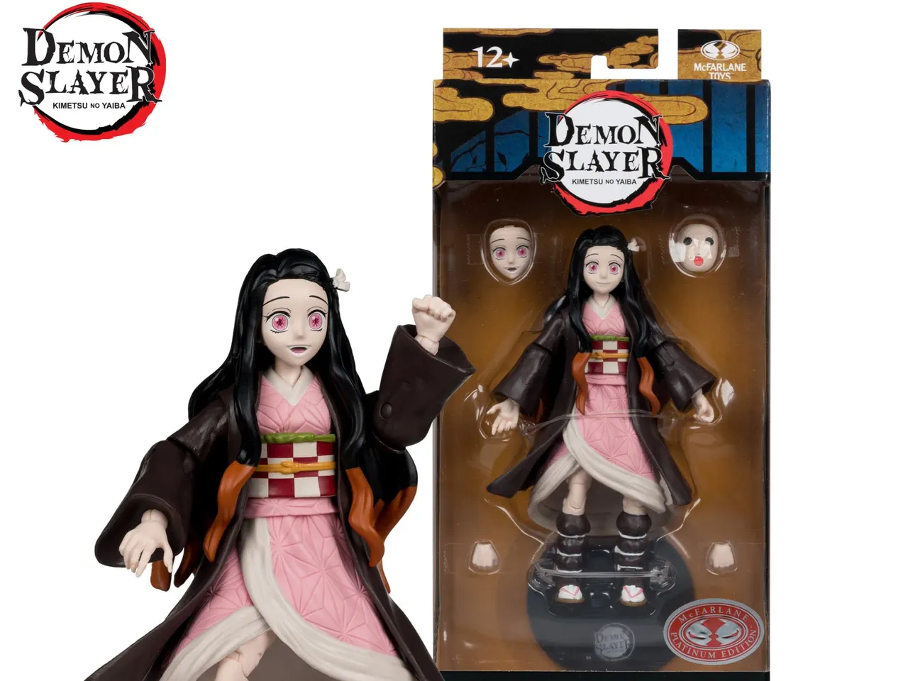 McFarlane Toys Nezuko Kamado Red Platinum Chase Figurine articulée - Image 2