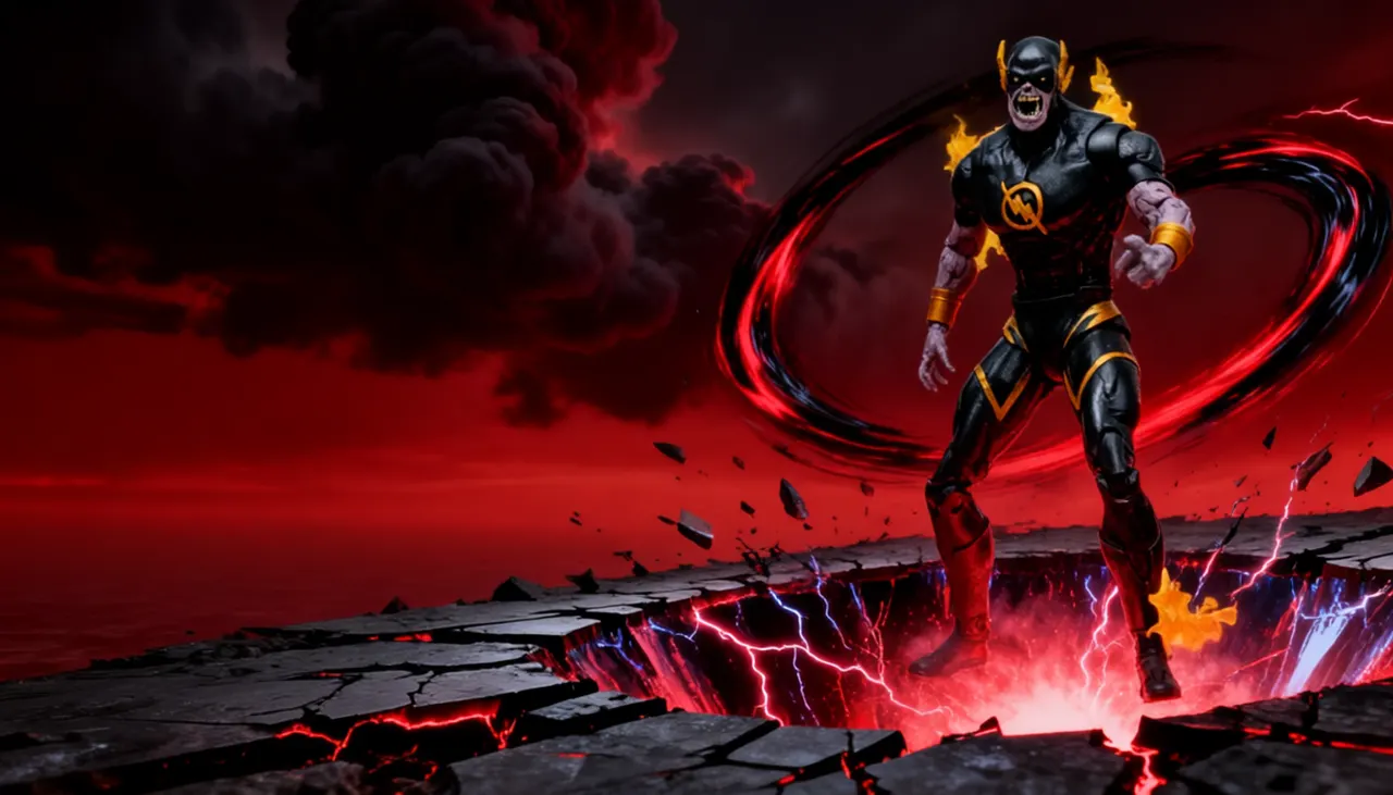 McFarlane Toys Dark Flash (Speed Metal) Gold Label 7" DC Multiverse - Image 4
