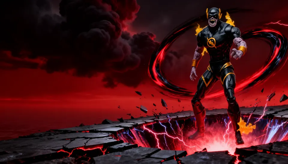 McFarlane Toys Dark Flash (Speed Metal) Gold Label 7" DC Multiverse
