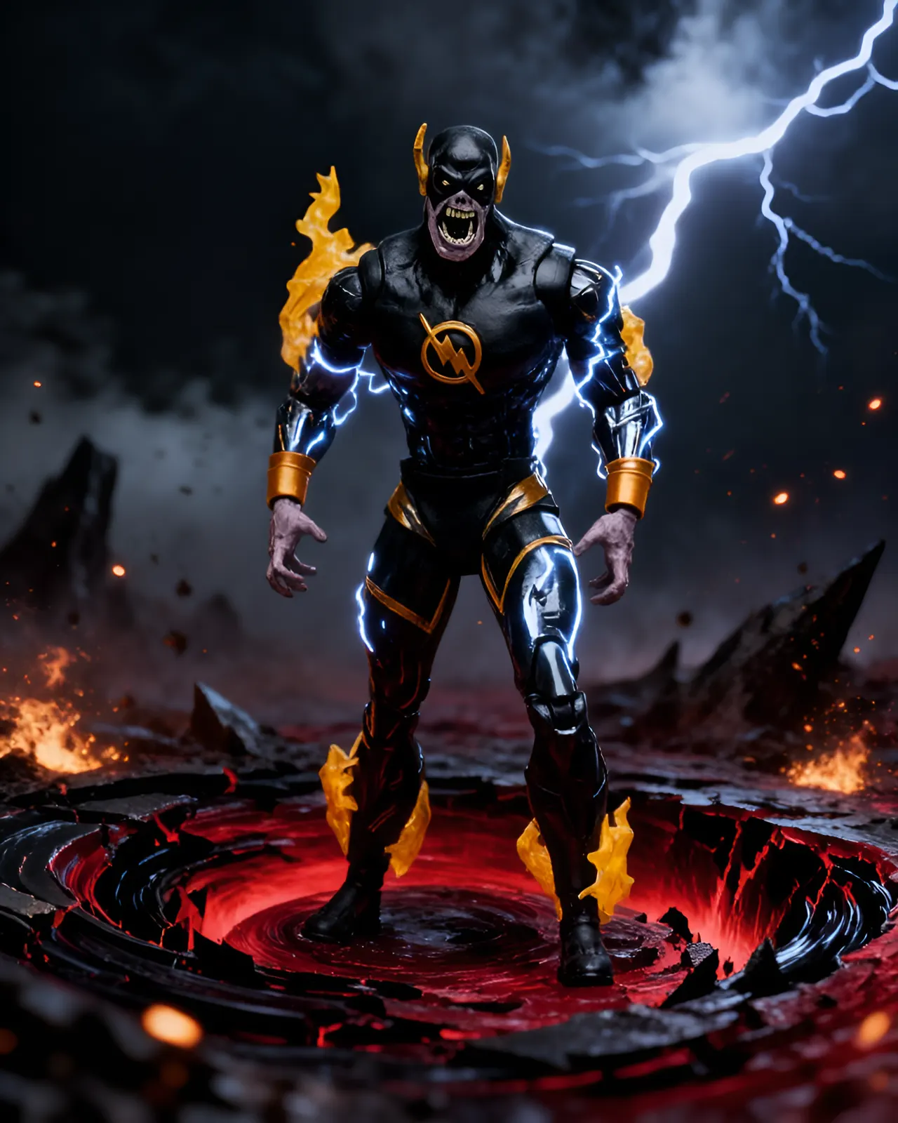 McFarlane Toys Dark Flash (Speed Metal) Gold Label 7" DC Multiverse - Image 5