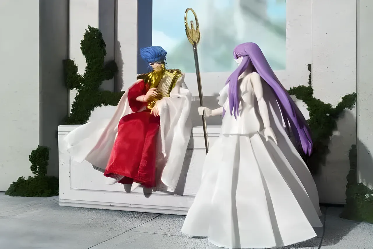 Bandai Saint Seiya Saint Cloth Myth Abel & Athena Memorial Set - Image 6