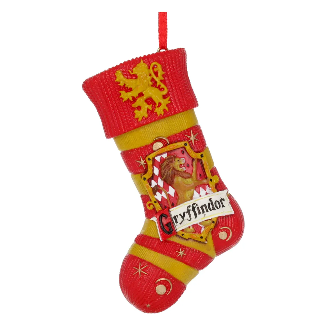 Nemesis Now Harry Potter Gryffindor Stocking Ornament – Red Resin - Image 1