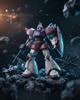 Bandai Gundam HGUC Gelgoog Marine MS-14F 1/144 Model Kit - Thumbnail 2