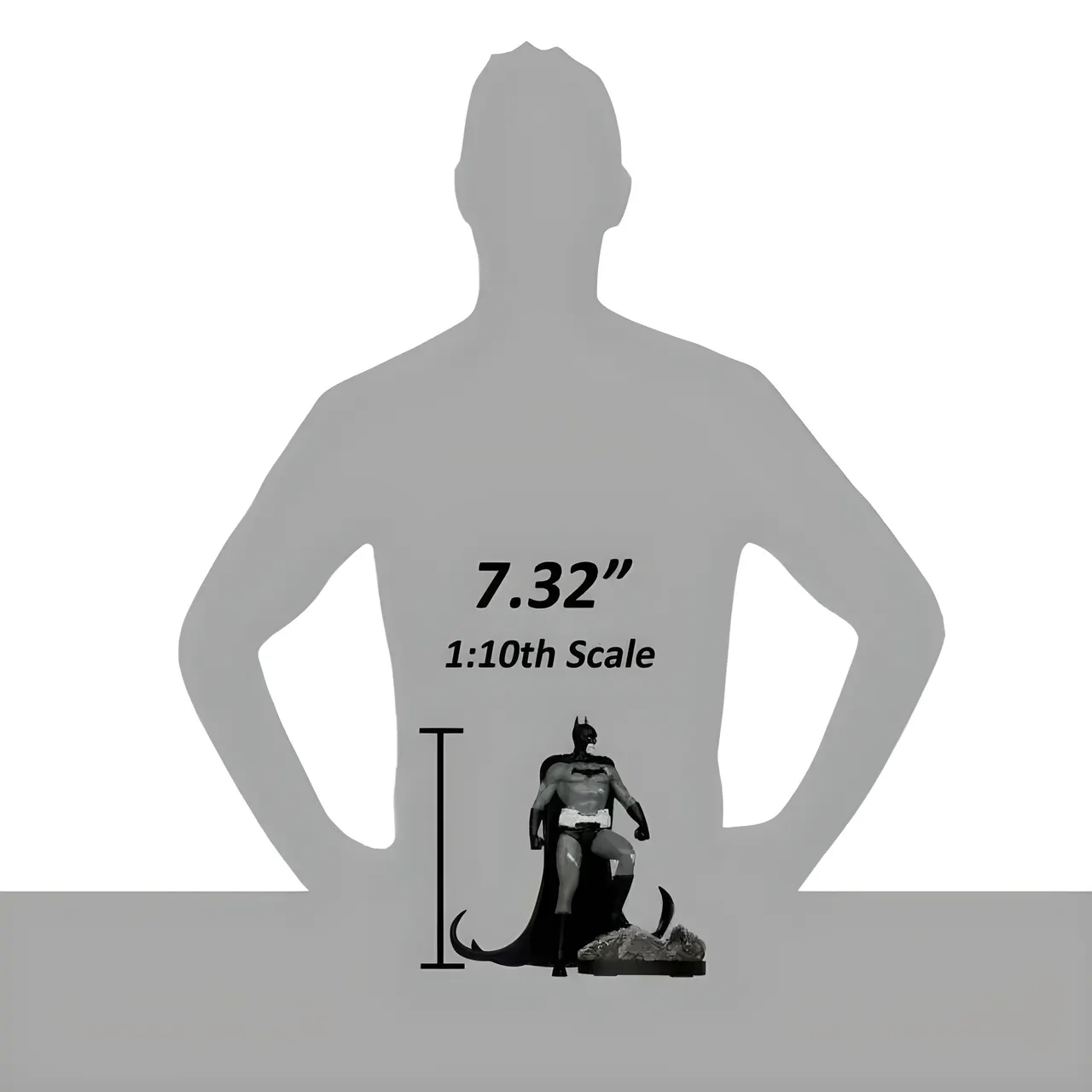 McFarlane Toys Batman Black & White 1:10 Resin Statue – DC Direct - Image 5