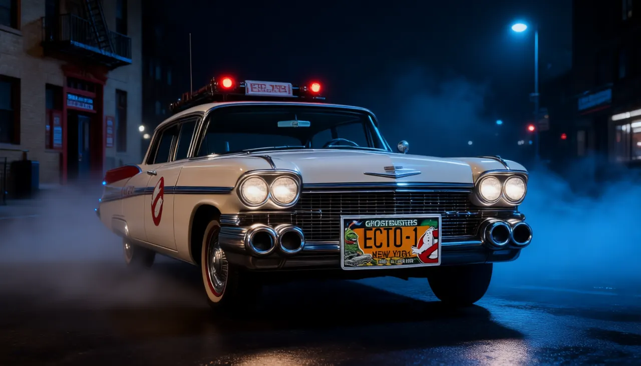 Docto Collector Ghostbusters Replica de Placa de Matrícula Ecto-1 – DCgb03 - Image 6