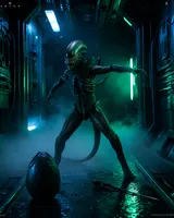 NECA Alien: Earth Ultimate Xenomorph Action Figure – 7" Scale - Thumbnail 5