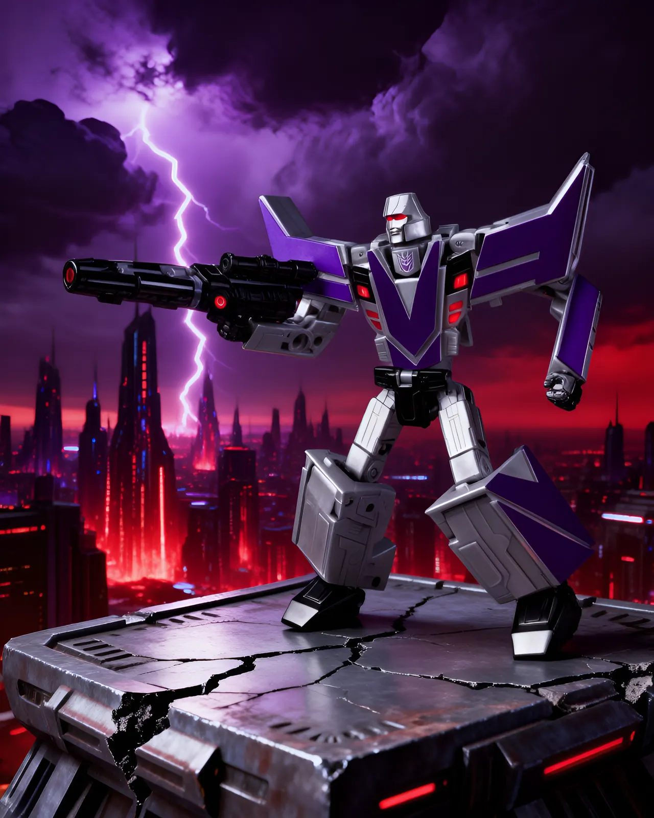 Hasbro Transformers Icons Decepticon Megatron 6" Action Figure - Image 5