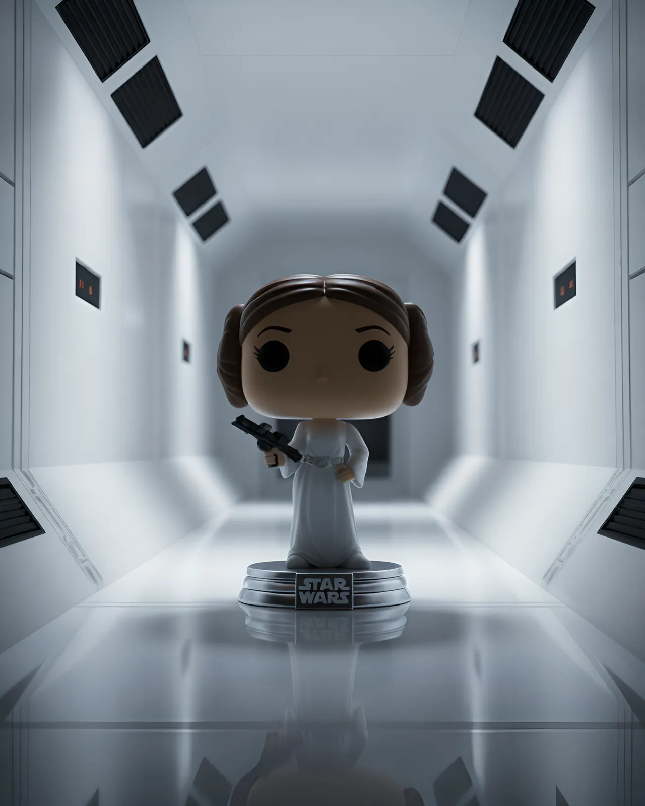 Funko Pop! Star Wars Princess Leia Bobblehead Vinyle - Image 3