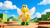 Nintendo Green Para Koopa Troopa with Wings – Wave 24 Plush - Thumbnail 9