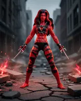 Hasbro Marvel Legends Red She-Hulk 15 cm Action Figure - Thumbnail 10
