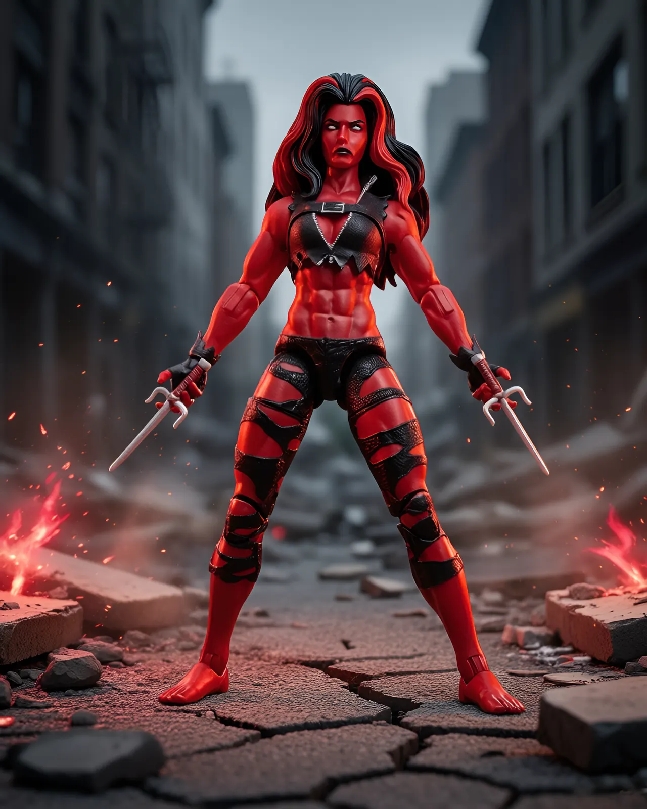 Hasbro Marvel Legends Red She-Hulk 15 cm Action Figure - Image 10
