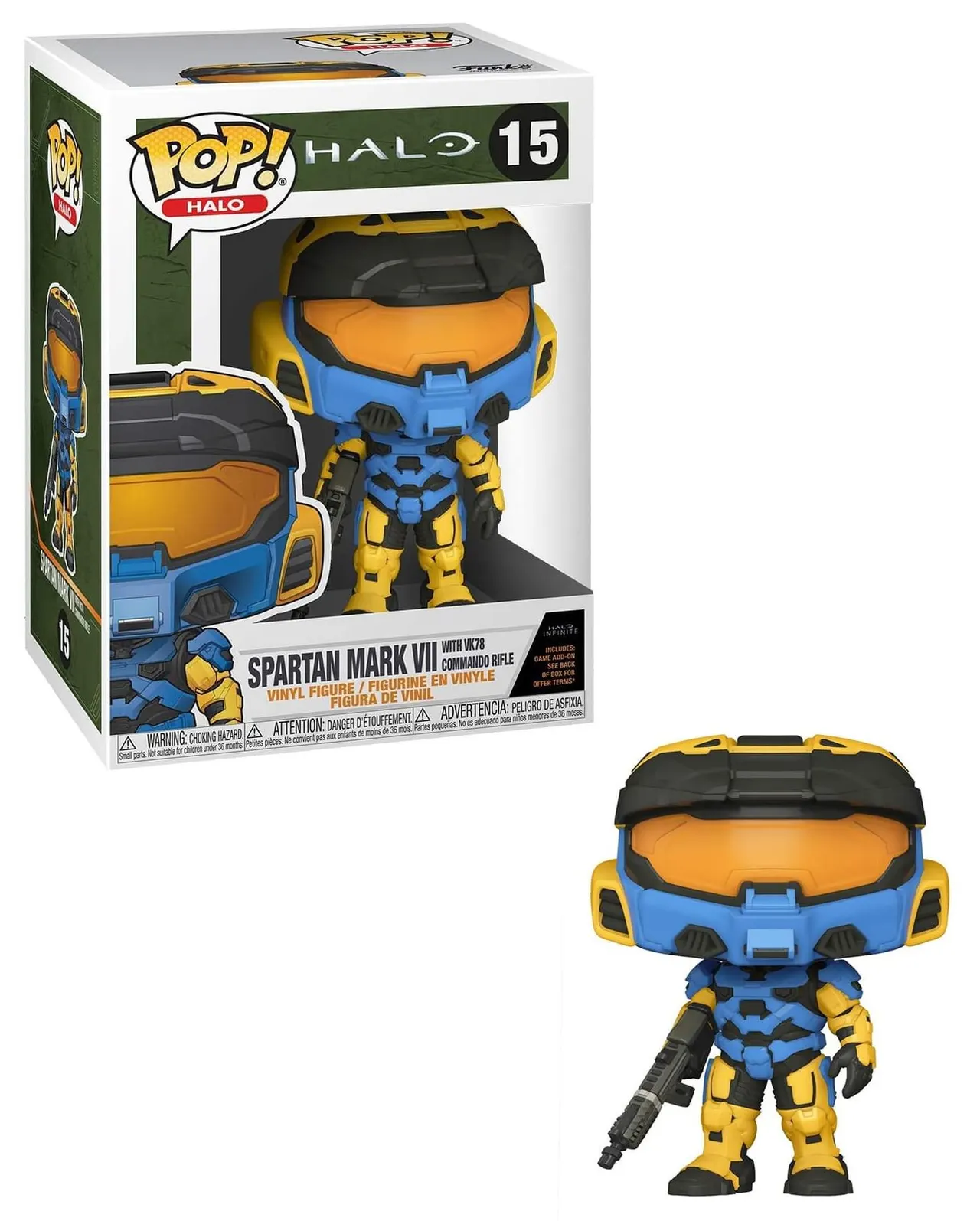 Funko POP! Games: Halo Infinite - Mark VII con Rifle Commando (Deco) - Image 2