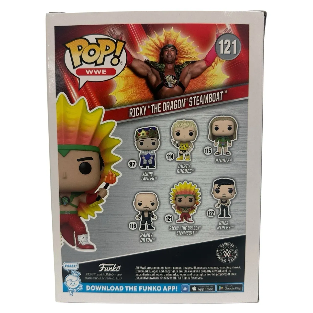 Funko Pop! WWE Ricky the Dragon Steamboat #67399 - Image 3