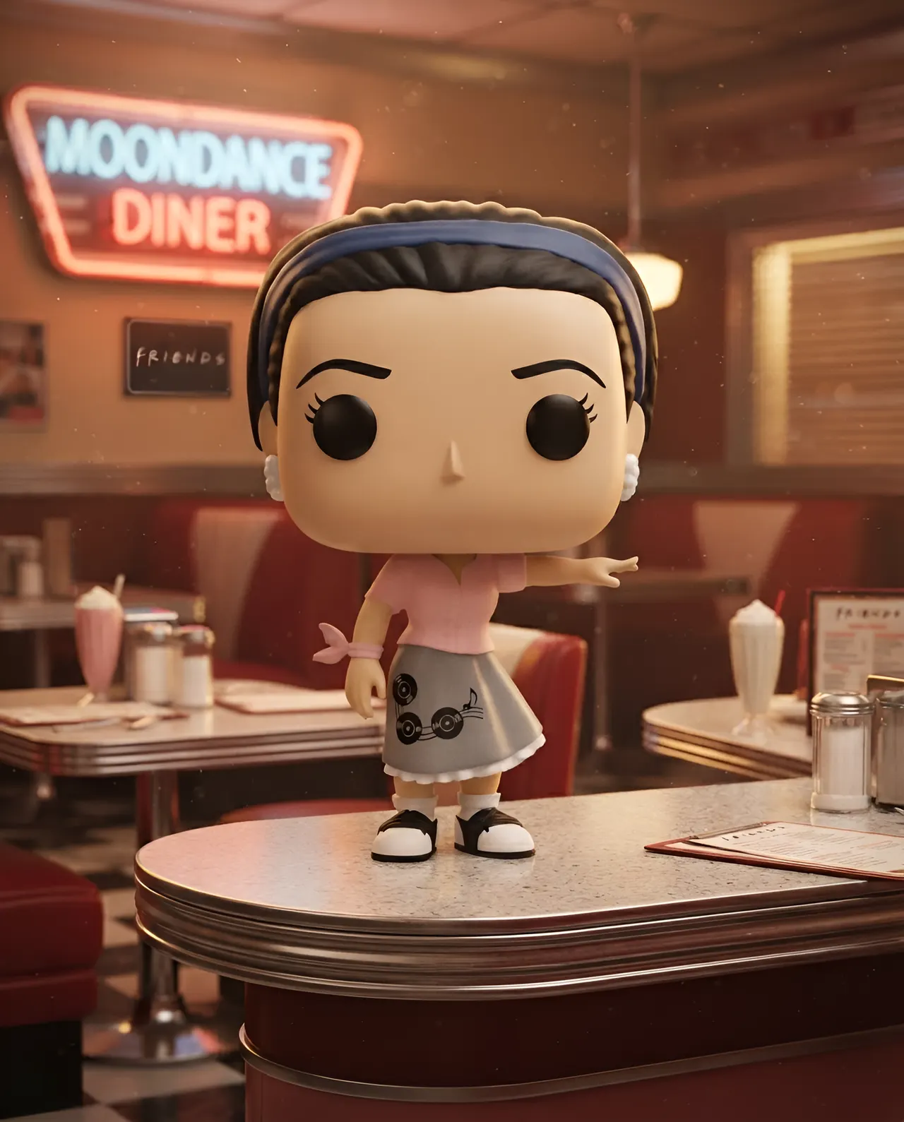 Paquete de vinilo Funko Monica Geller Pop! TV con protector gráfico - Image 5