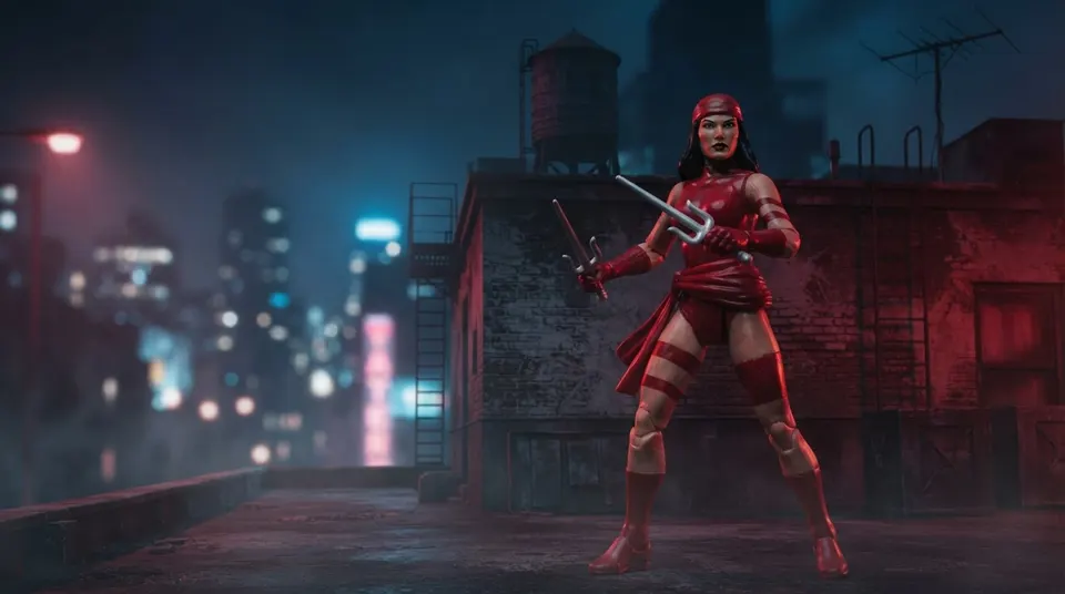 Hasbro Marvel Legends Retro 375 Elektra 3.75" Action Figure
