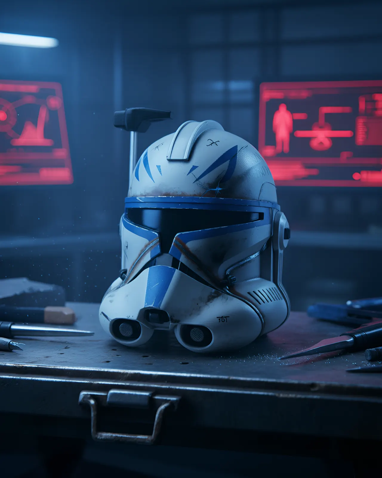 Hasbro Star Wars Black Series 1:1 Captain Rex (Ahsoka) Helmet - Image 11