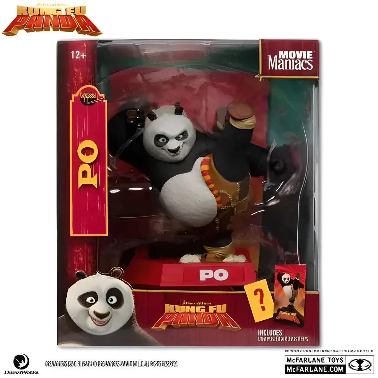 McFarlane Toys Kung Fu Panda Po Movie Maniacs 6" Limited Figure - Image 6