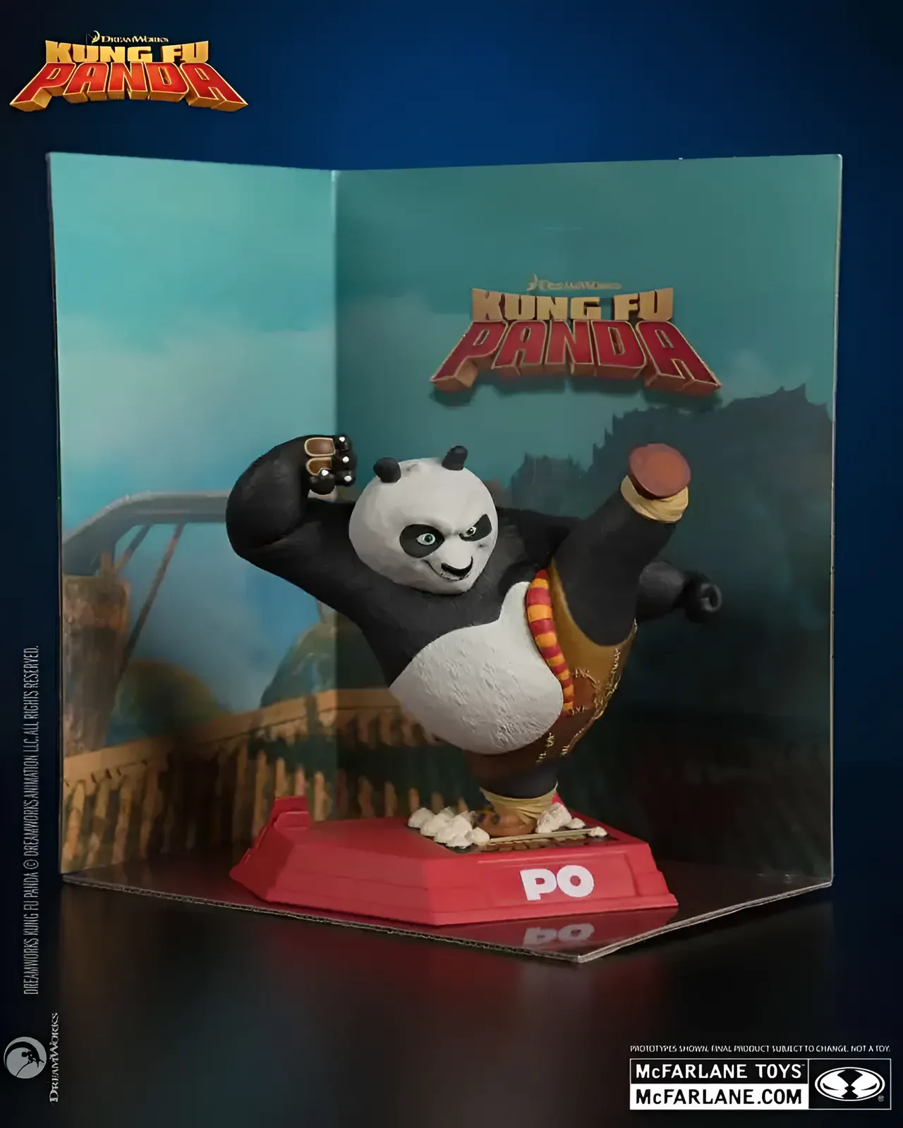 McFarlane Toys Kung Fu Panda Po Movie Maniacs 6" Limited Figure - Image 2